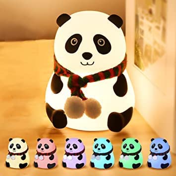 Silicone Touch Lamp Night LED Light Panda