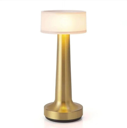 Table Lamp with 2000mAh Battery – Metal Gold Finish