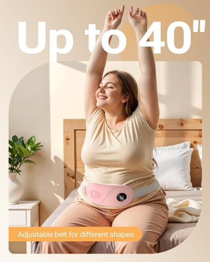 Period Cramp Relief Massager With 6 Modes Heating Pad For Back Pain