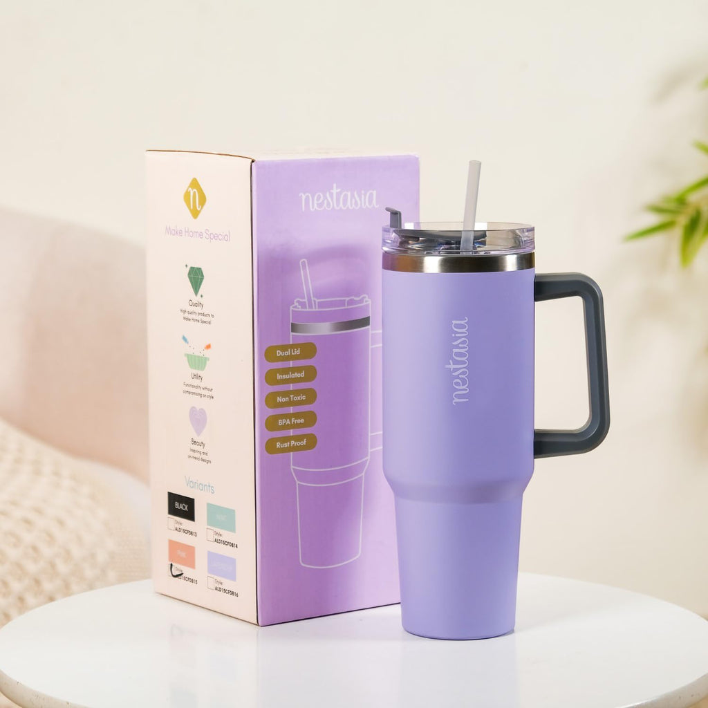 1.2L Tumbler with Lid & Straw