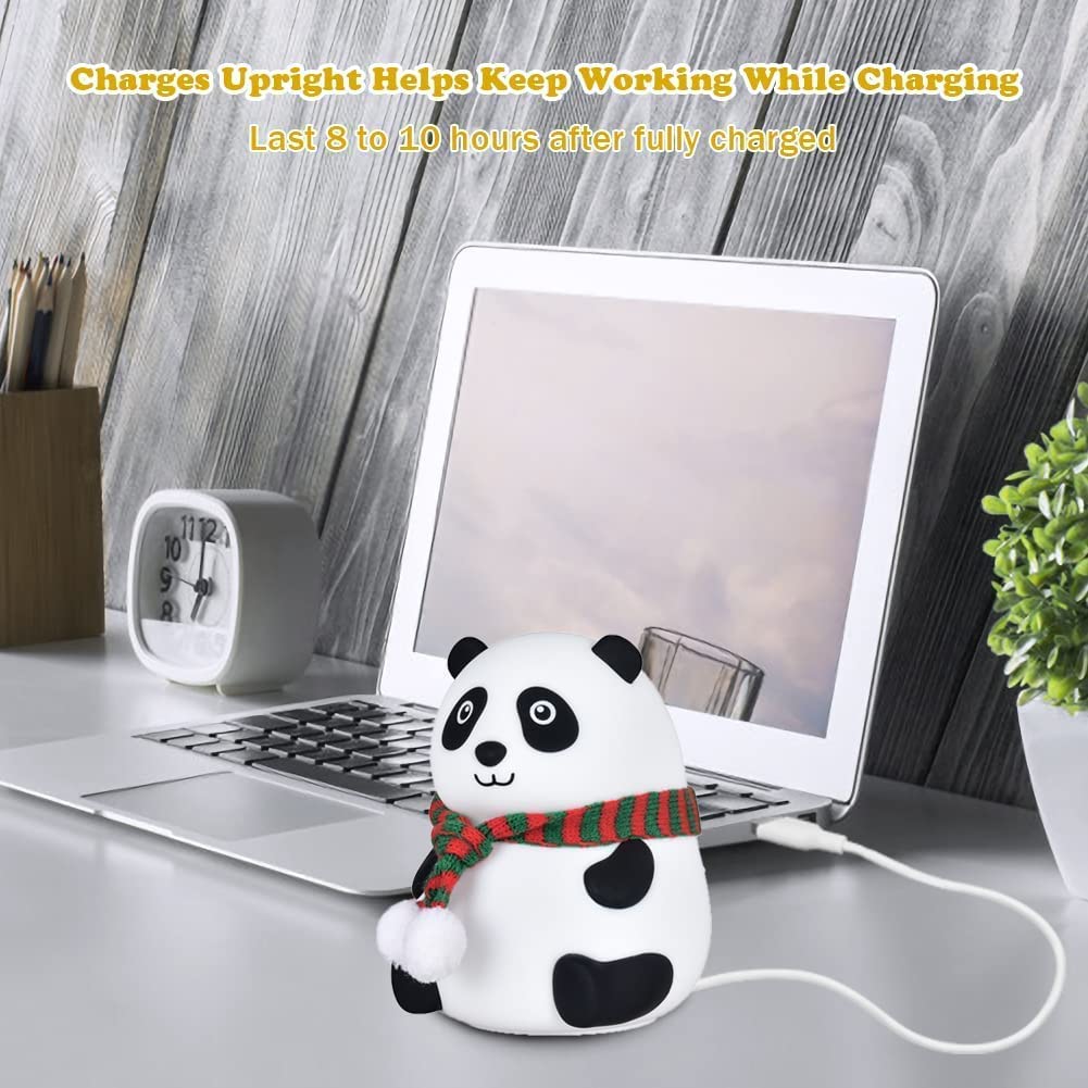 Silicone Touch Lamp Night LED Light Panda