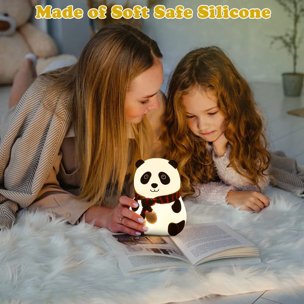 Silicone Touch Lamp Night LED Light Panda