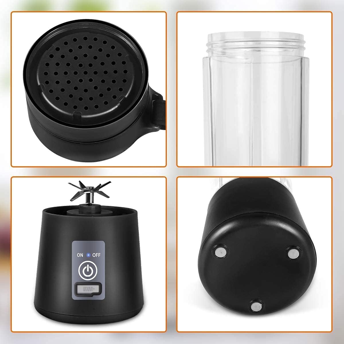 Portable Blender, USB Rechargeable Mini Juicer Blender
