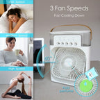 15 YEARS WARRANTY Personal Air Cooler, Portable Air Conditioner Fan