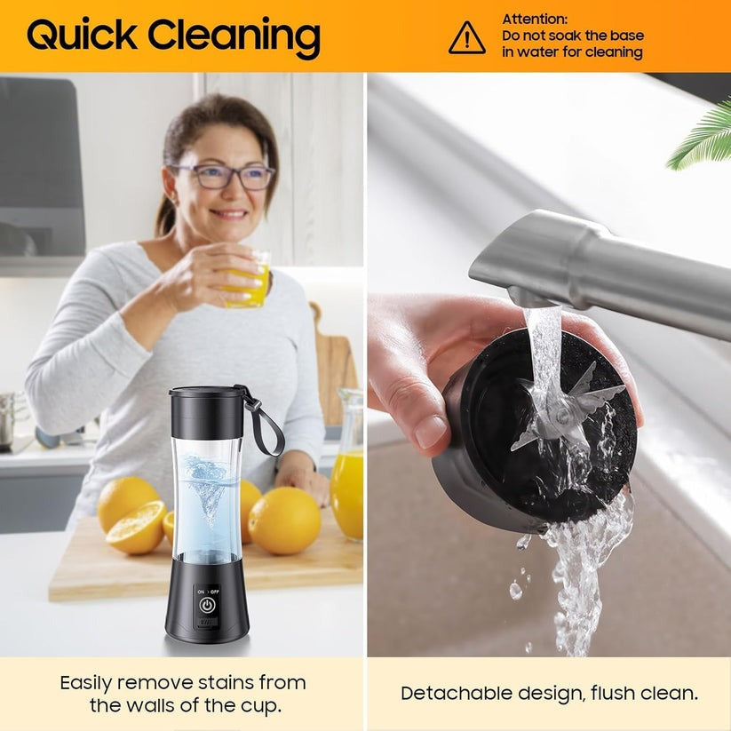 USB Rechargeable Mini Juicer Blender, Electric Juicer