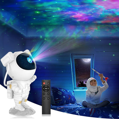 Astronaut Galaxy Projector with Remote Control 360° Adjustable Timer