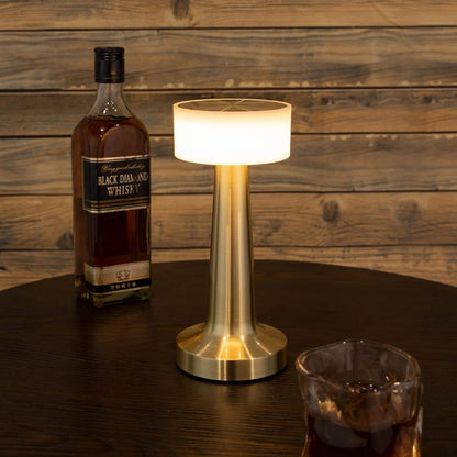 Table Lamp with 2000mAh Battery – Metal Gold Finish