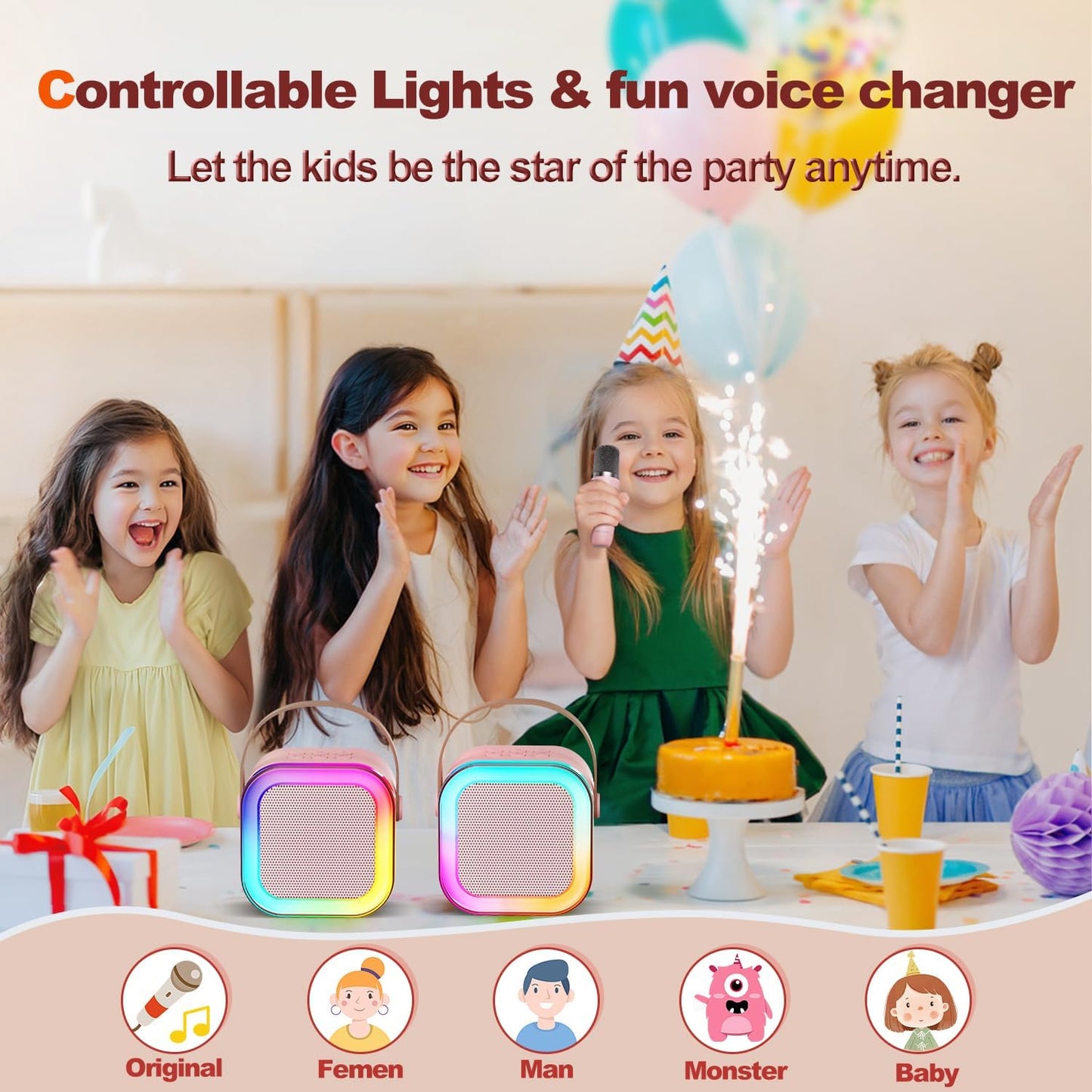 Mini Karaoke Machine for Kids Gifts Adults