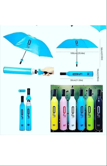 2 Fold Foldable Bottle Umbrella