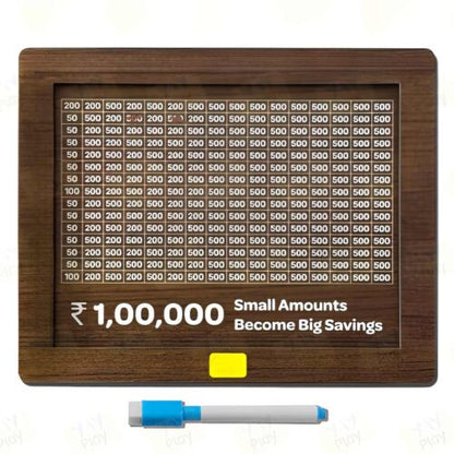 Money Saving Challenge Box - Piggy Bank