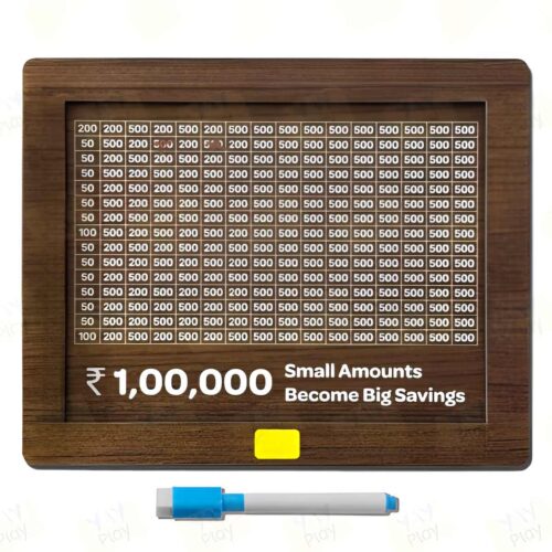 Money Saving Challenge Box - Piggy Bank